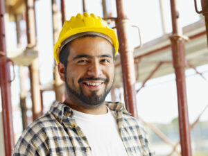 Smiling foundation repair professional